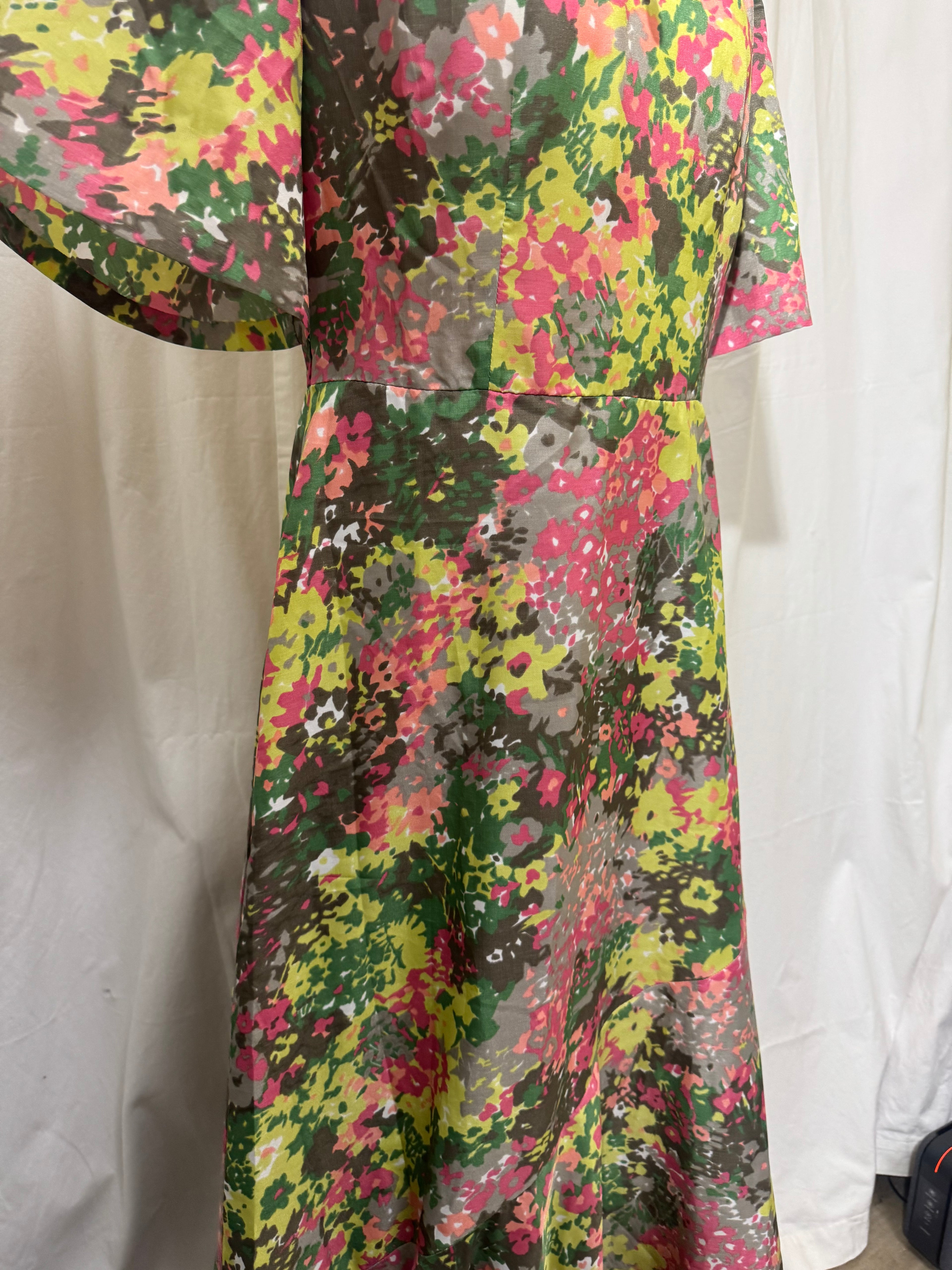 Robe à fleurs 70s