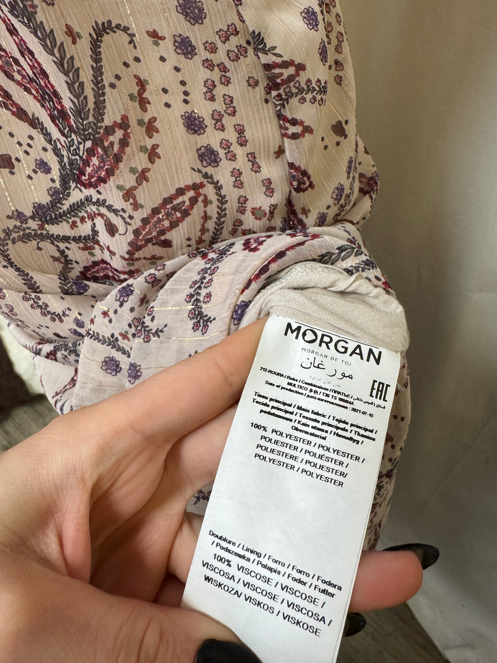 Robe longue Morgan