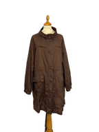 Robe courte marron