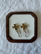 Boucles d'oreilles croix