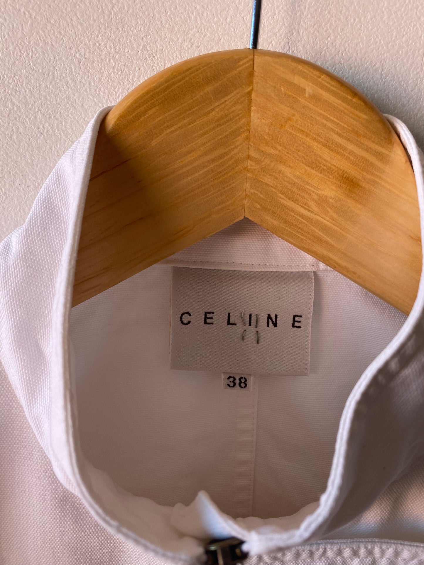 Veste blanche Celine