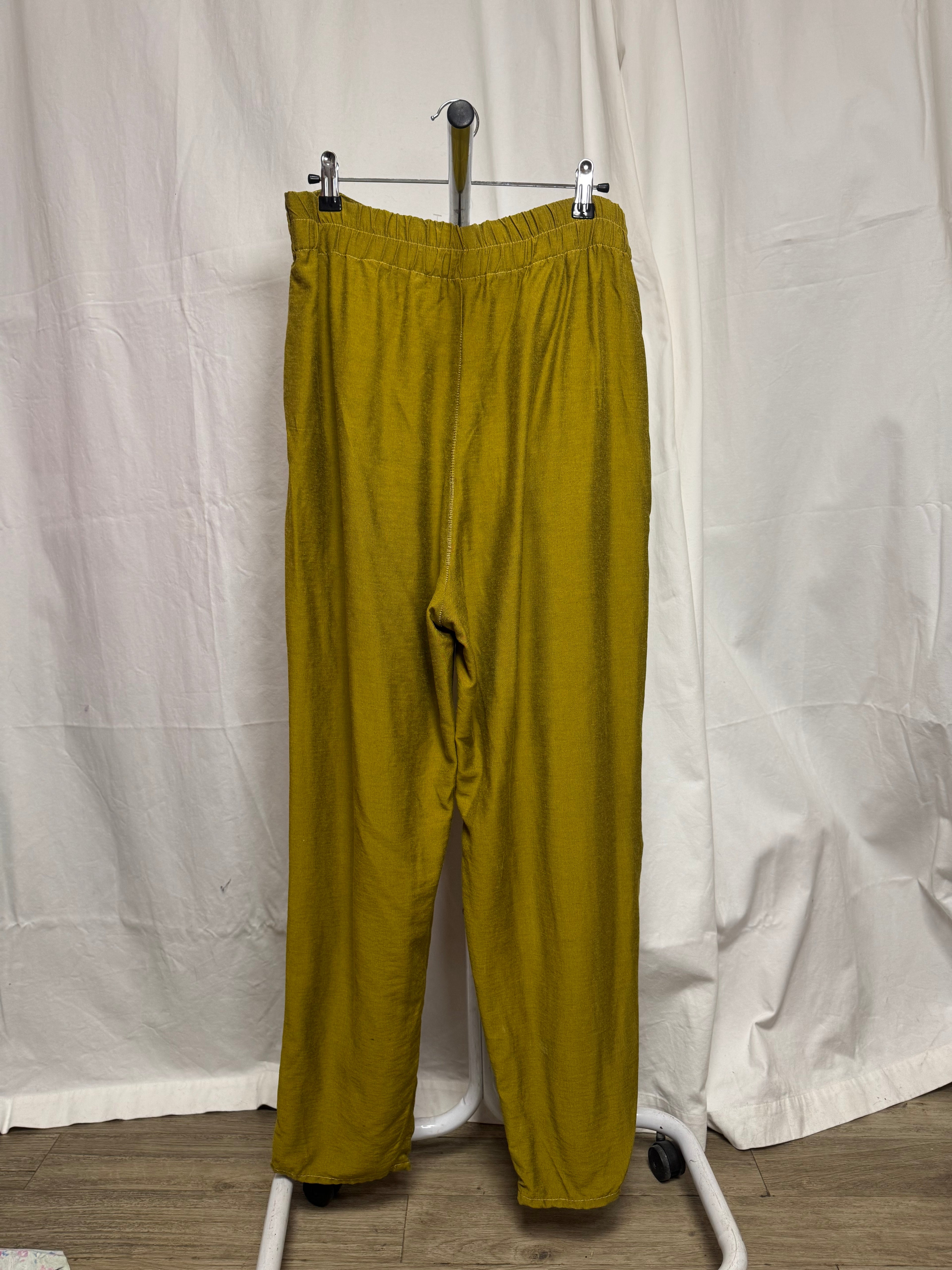 Pantalon large vert 80s