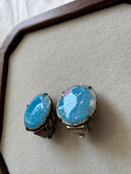 Boucles d’oreilles bleu
