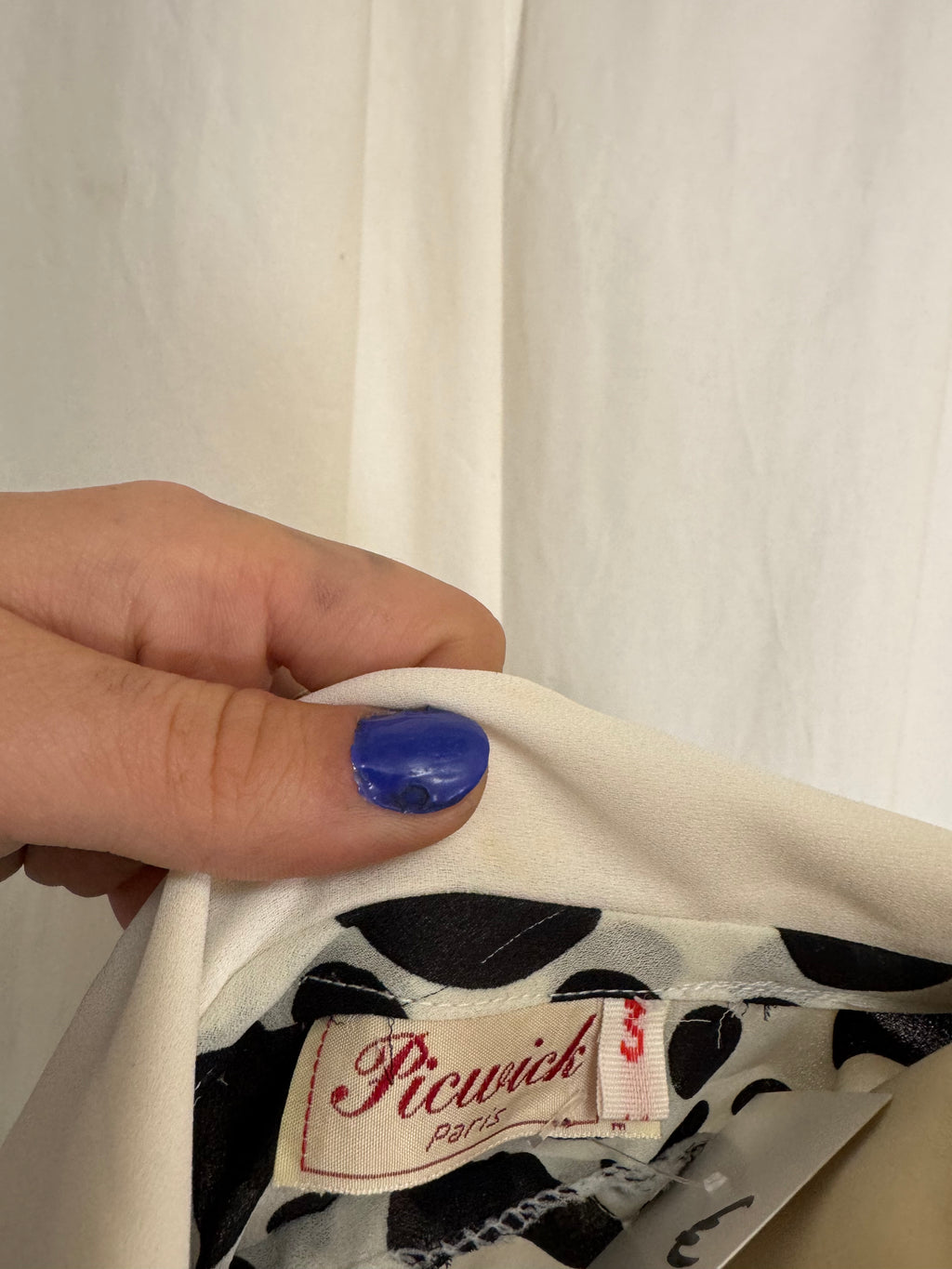 Chemise à pois