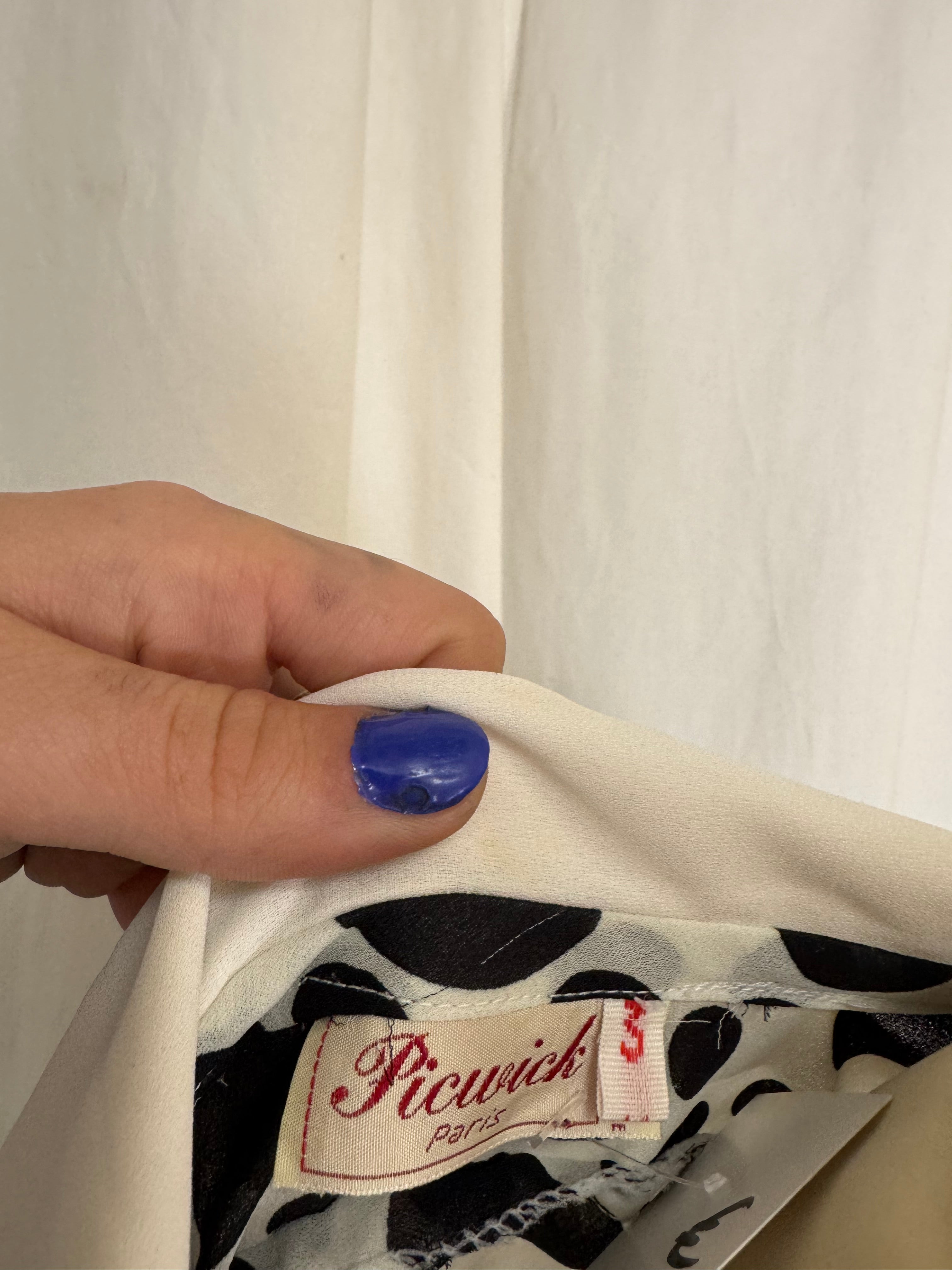 Chemise à pois