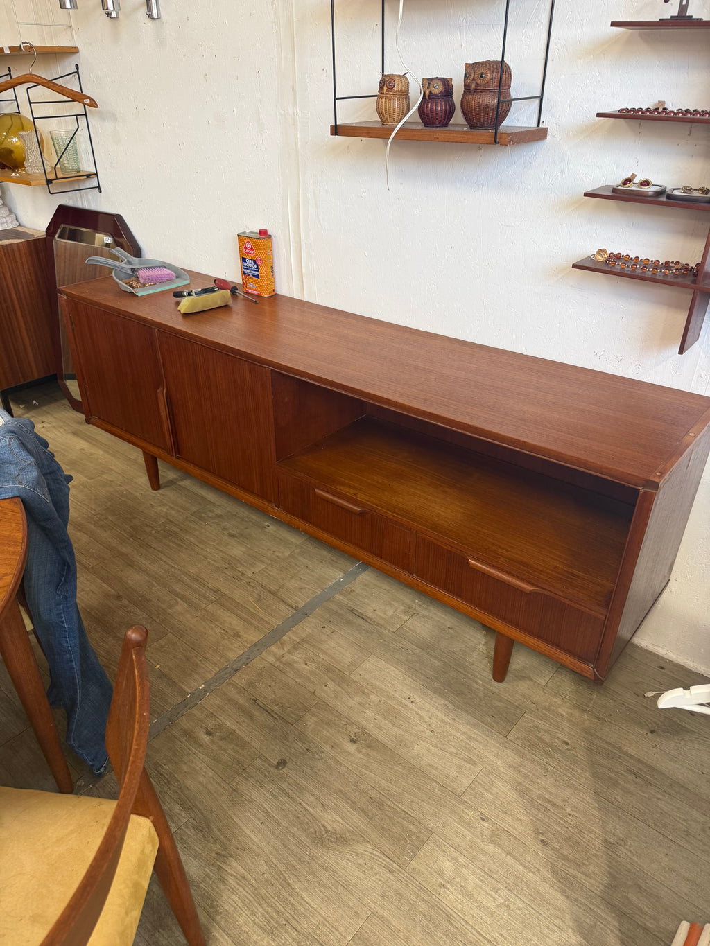 Enfilade scandinave en teck 1960