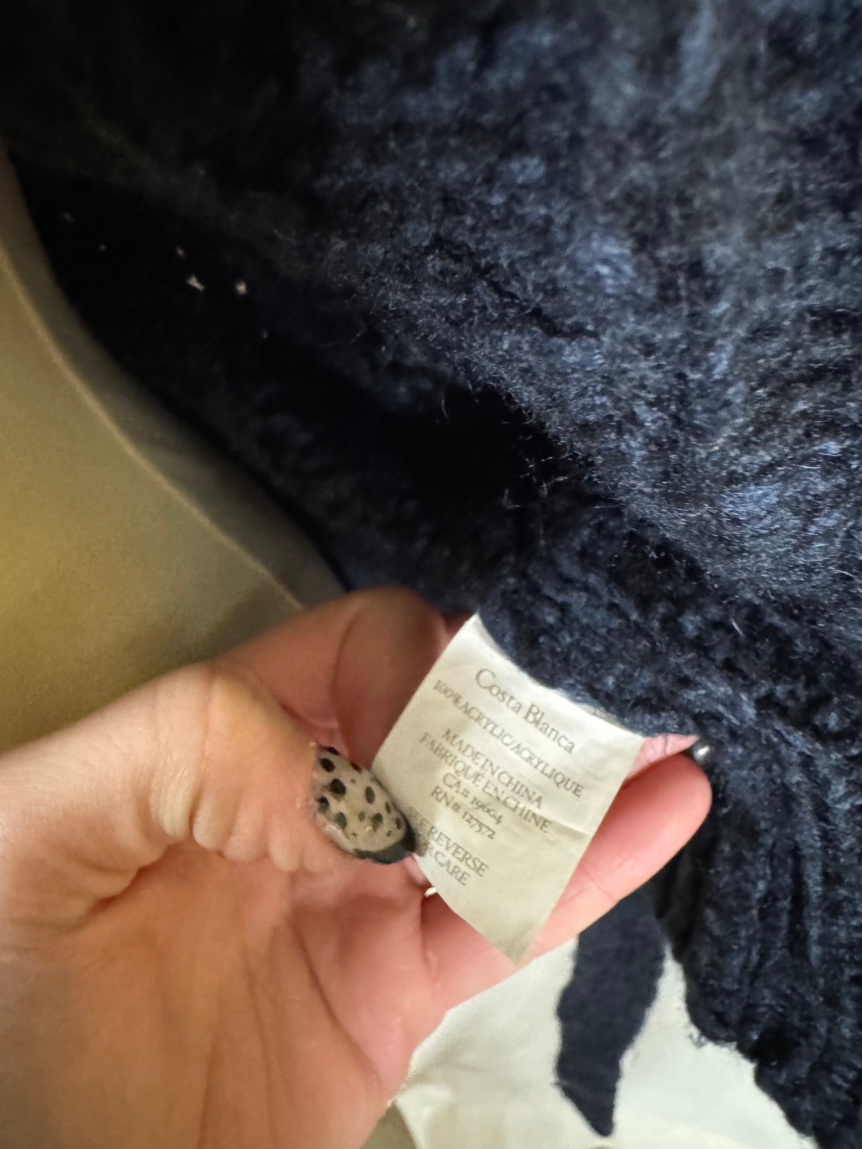 Cardigan bleu marine