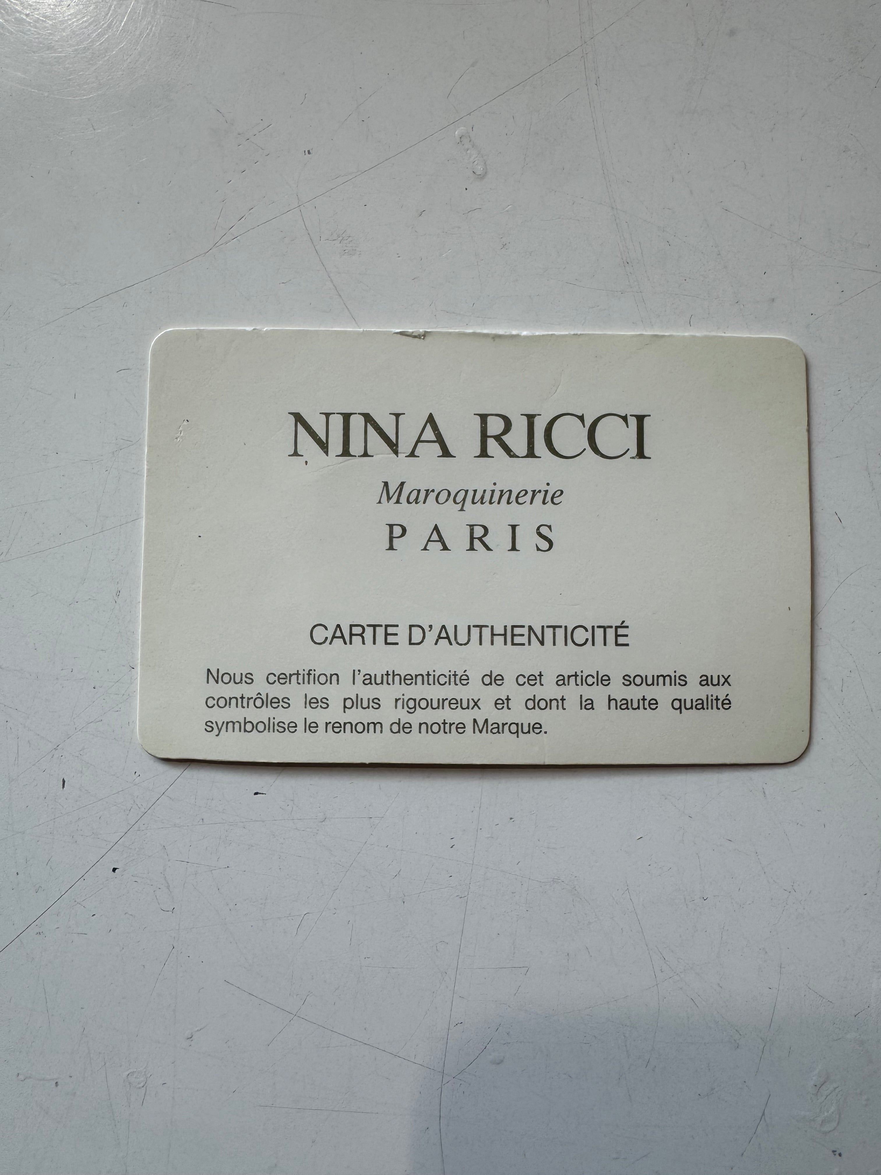 Sac jaune Nina Ricci