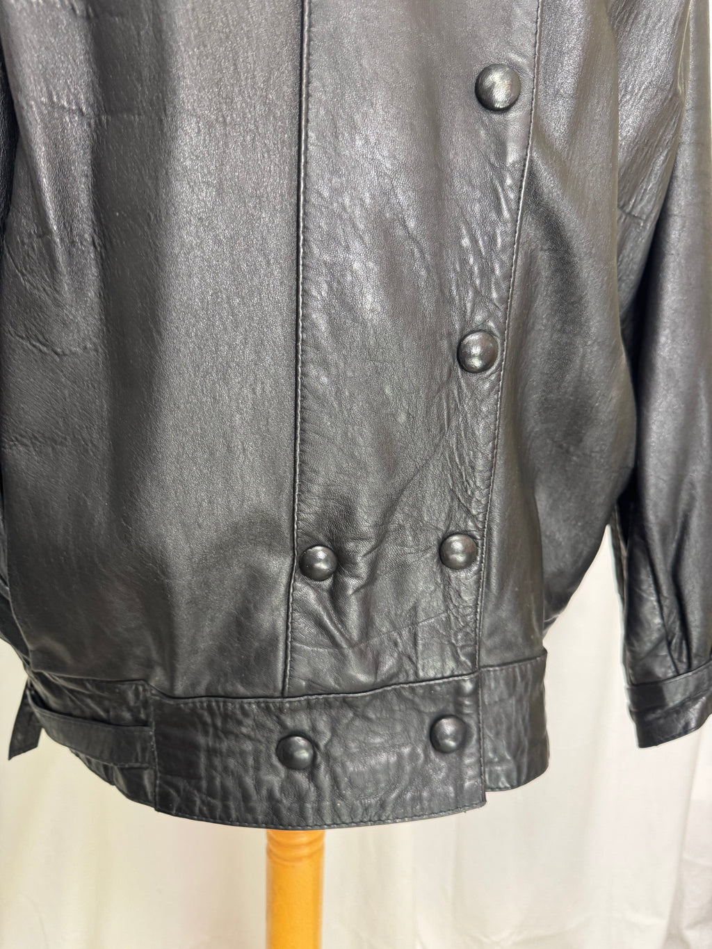 Veste en cuir 80s