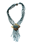 Collier bleu 90s