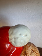 Tirelire clown en céramique