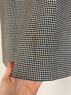 Tailleur vichy 80s