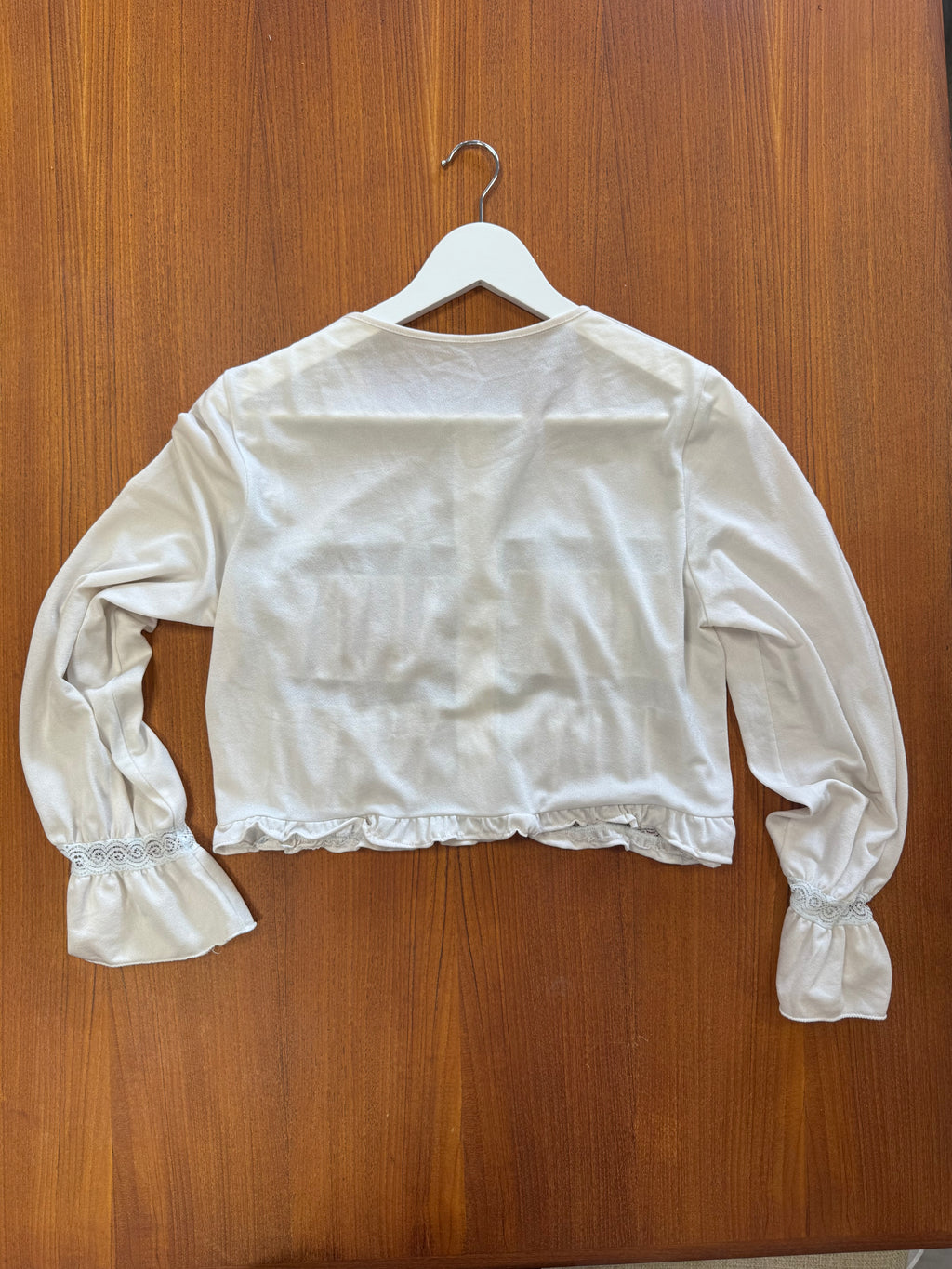 Blouse ajourée 70s