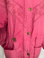 Veste brodée rose