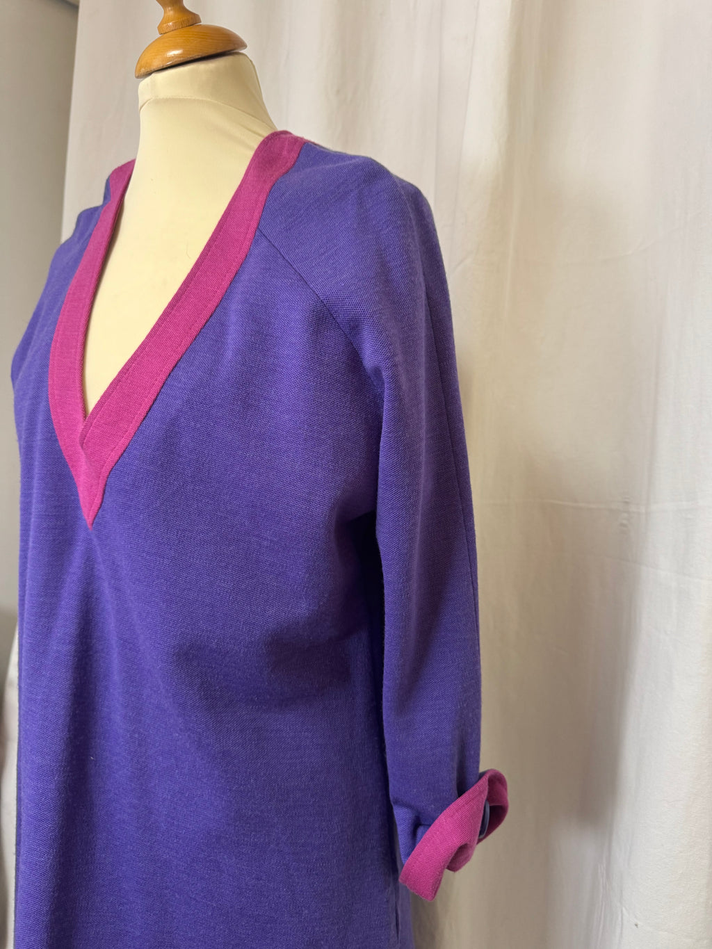 Robe violette 90s
