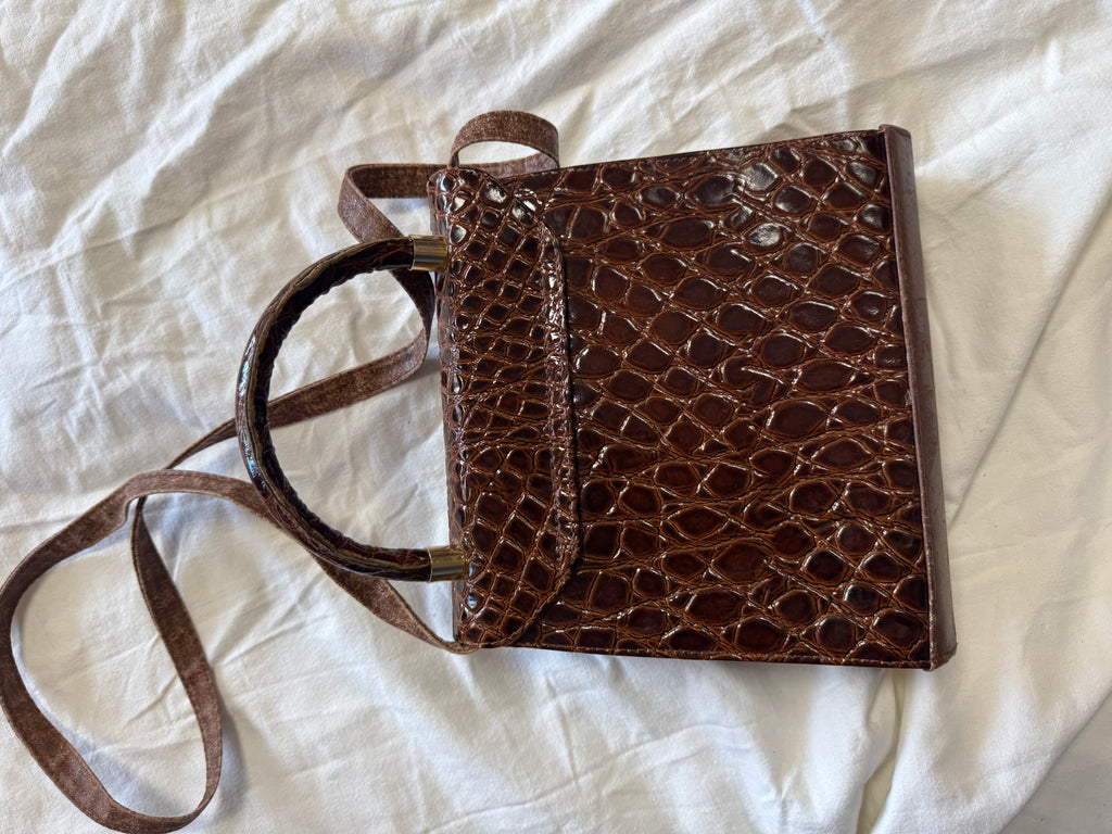 Sac en cuir vernis