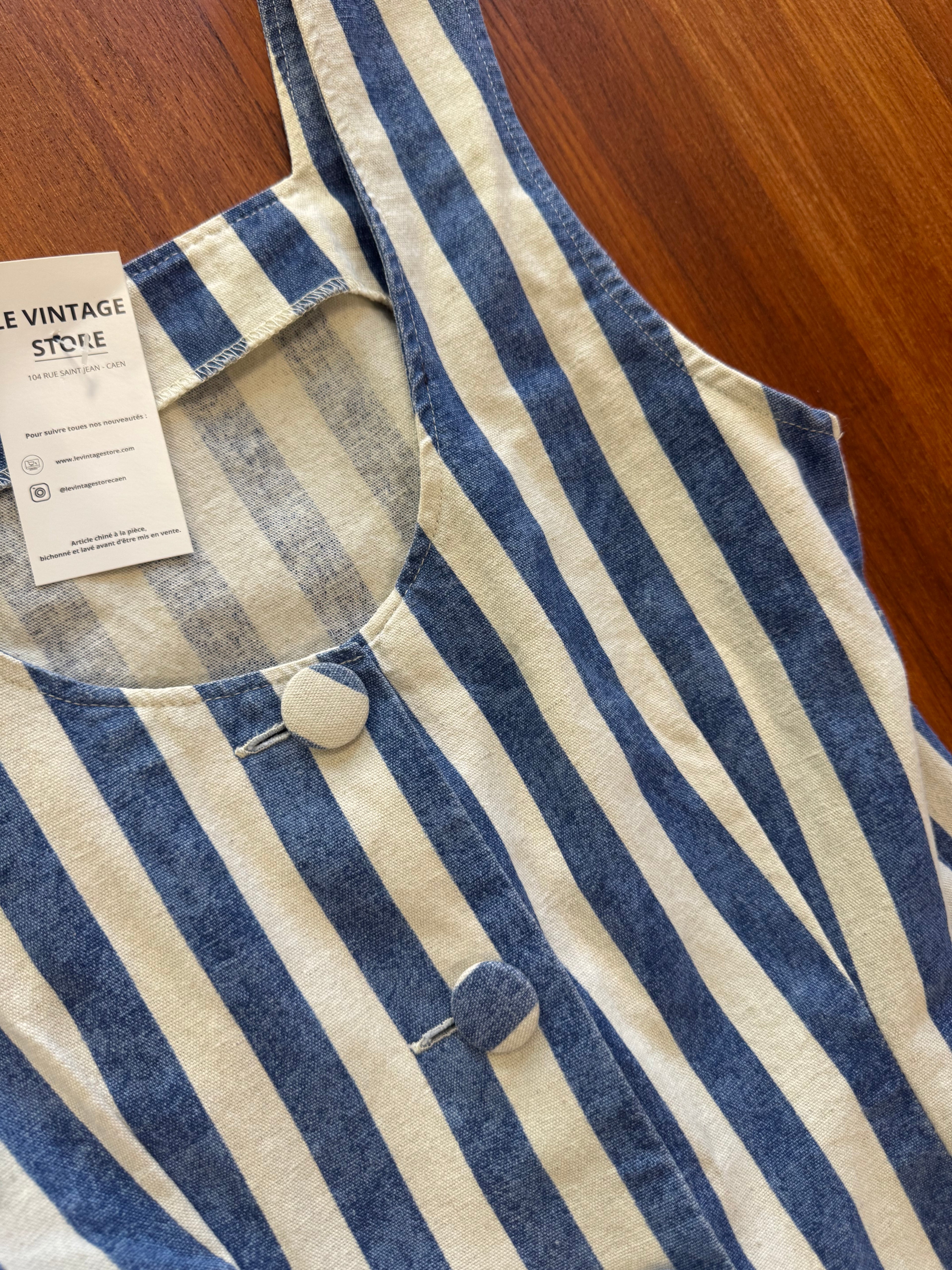 Mini robe à rayures