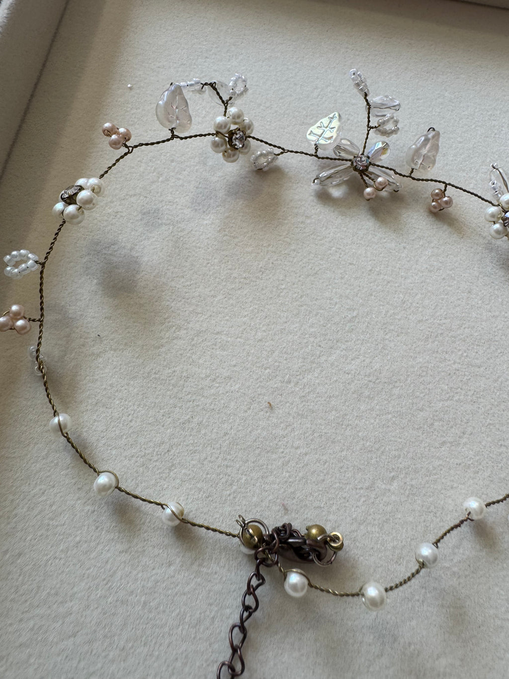 Collier fleurs 90s