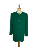 Veste en laine verte