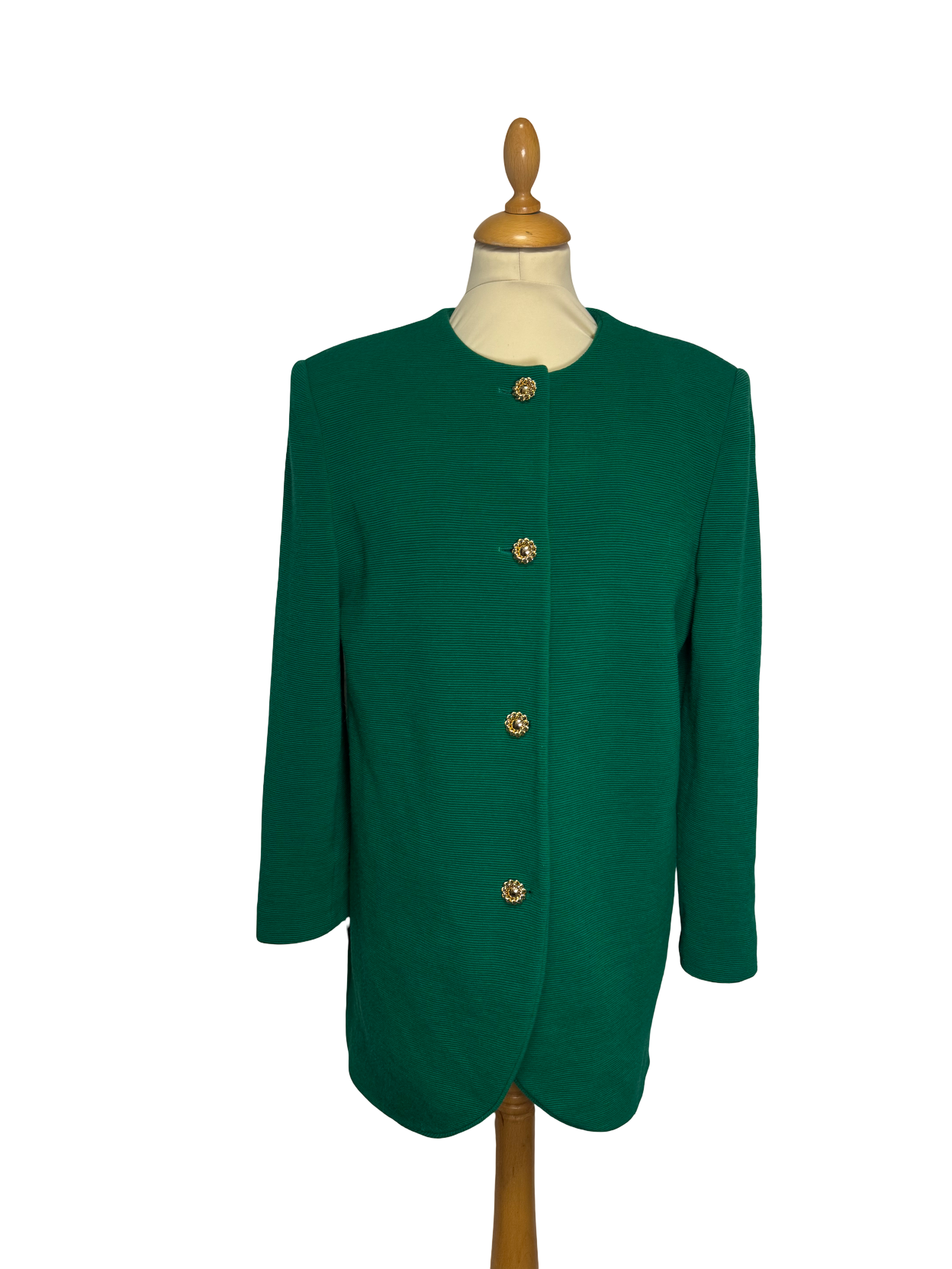 Veste en laine verte