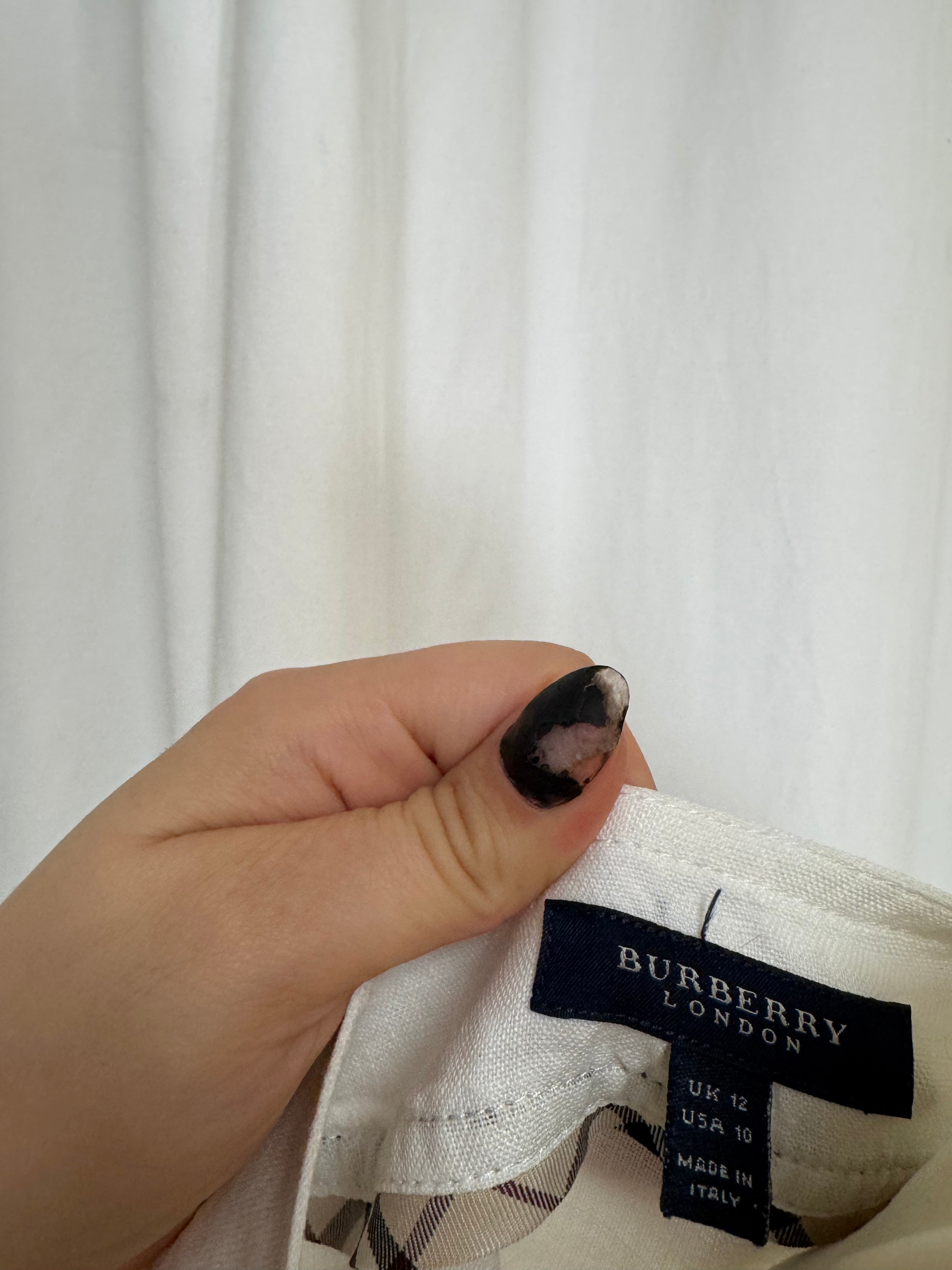 Chemise en lin Burberry