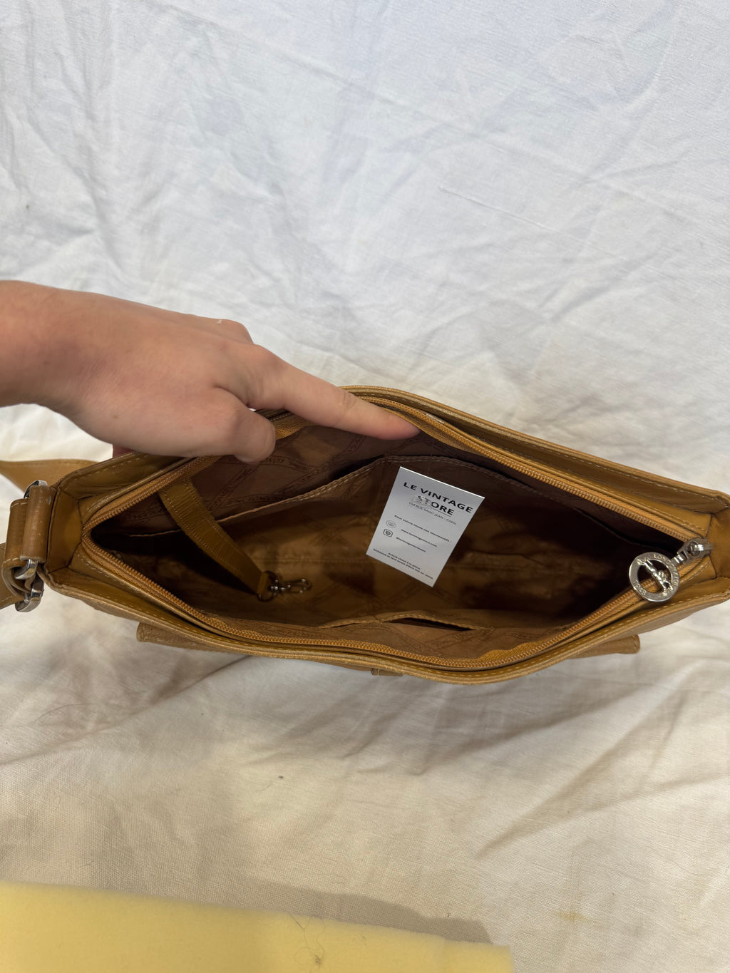 Sac à main en cuir Longchamp