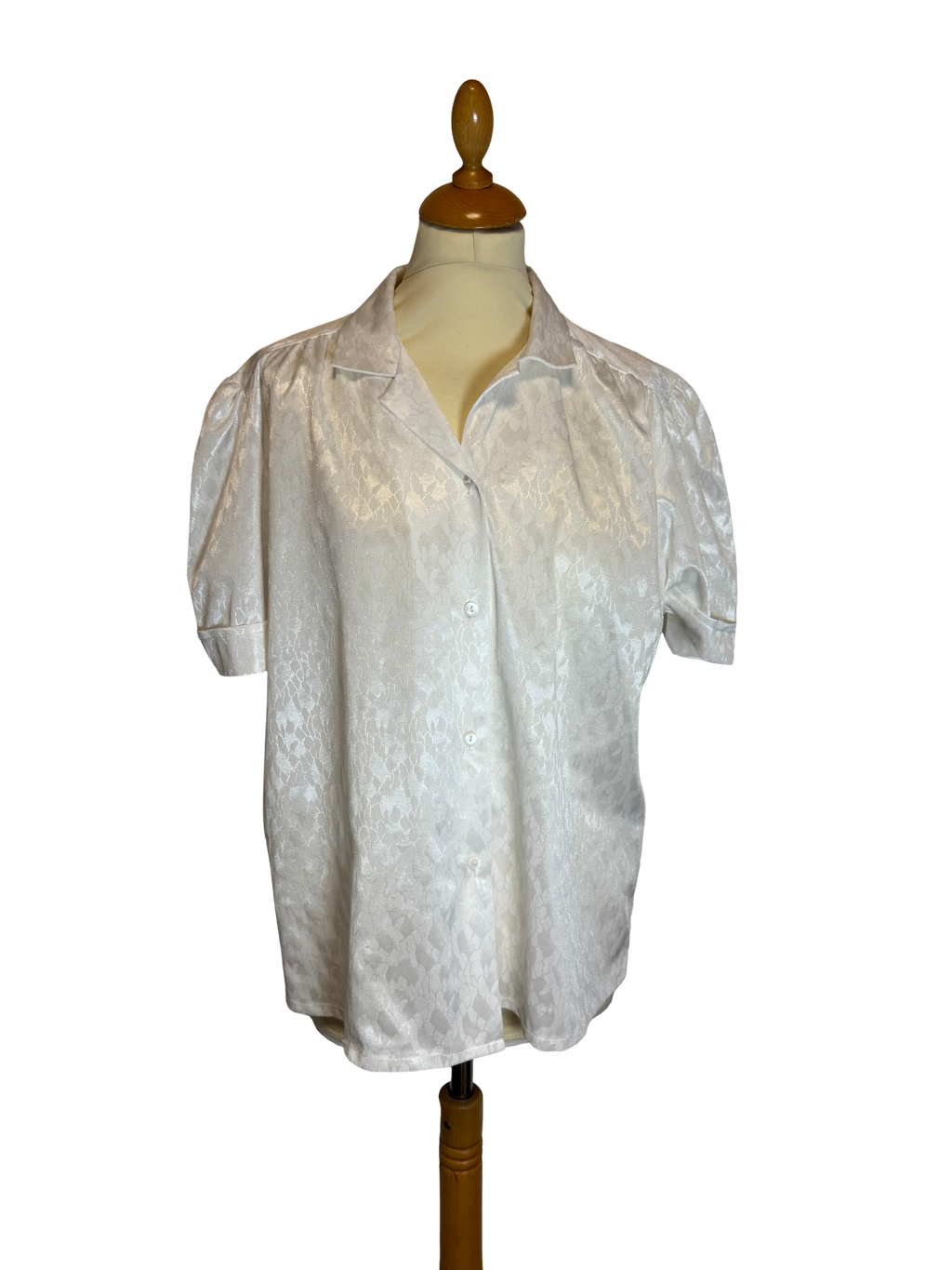 Chemise à manches courtes blanche