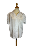Chemise à manches courtes blanche