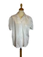 Chemise à manches courtes blanche