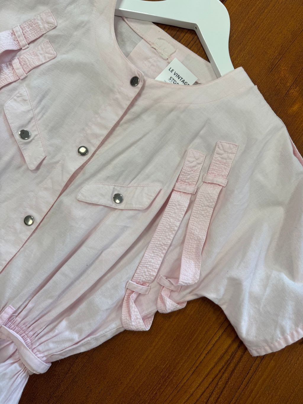 Blouse courte 80s