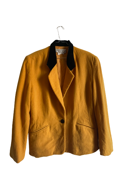 Veste en laine jaune