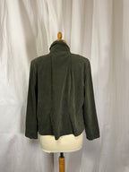 Chemise verte brodée