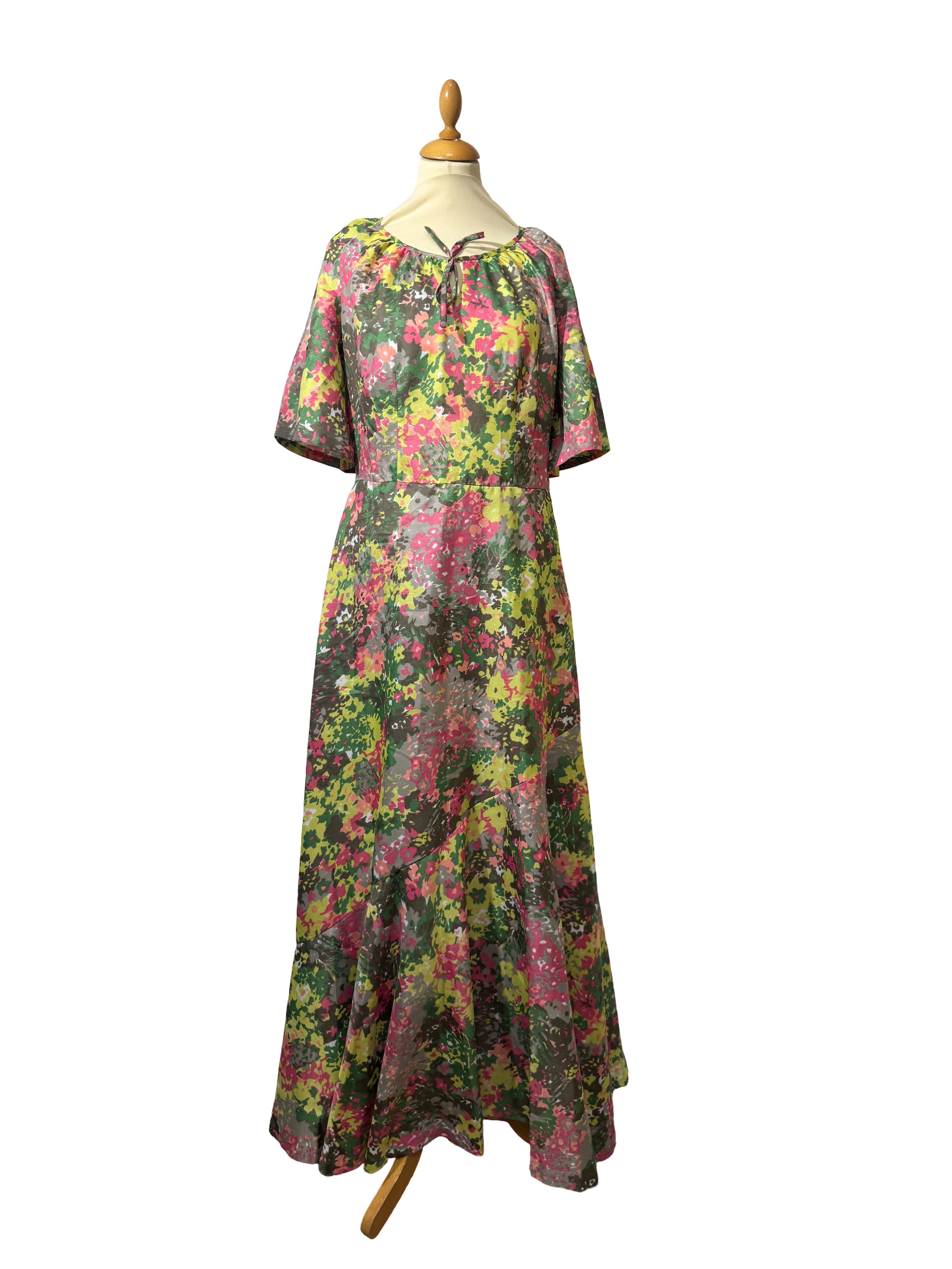Robe à fleurs 70s