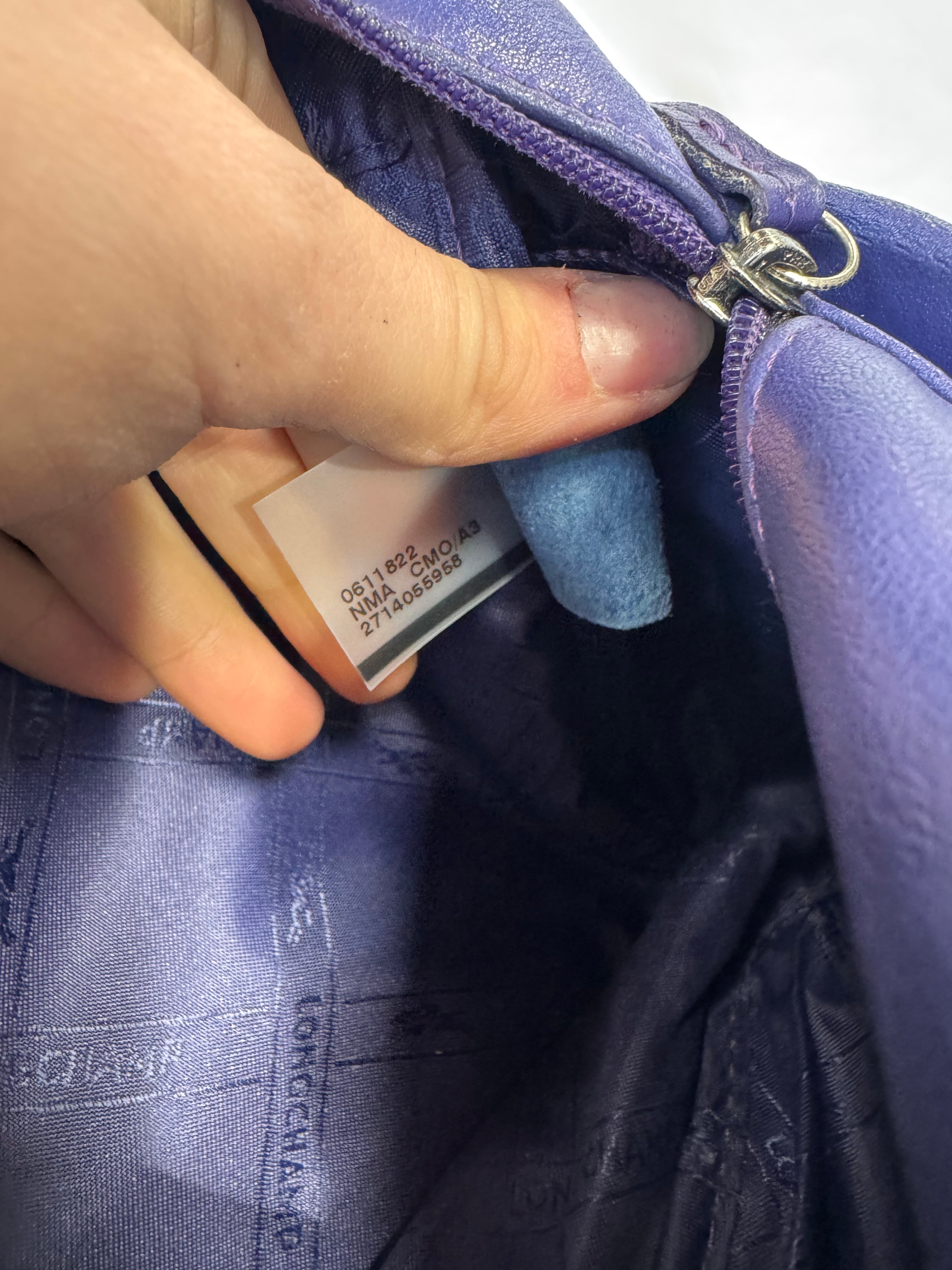 Sac à main violet Longchamp