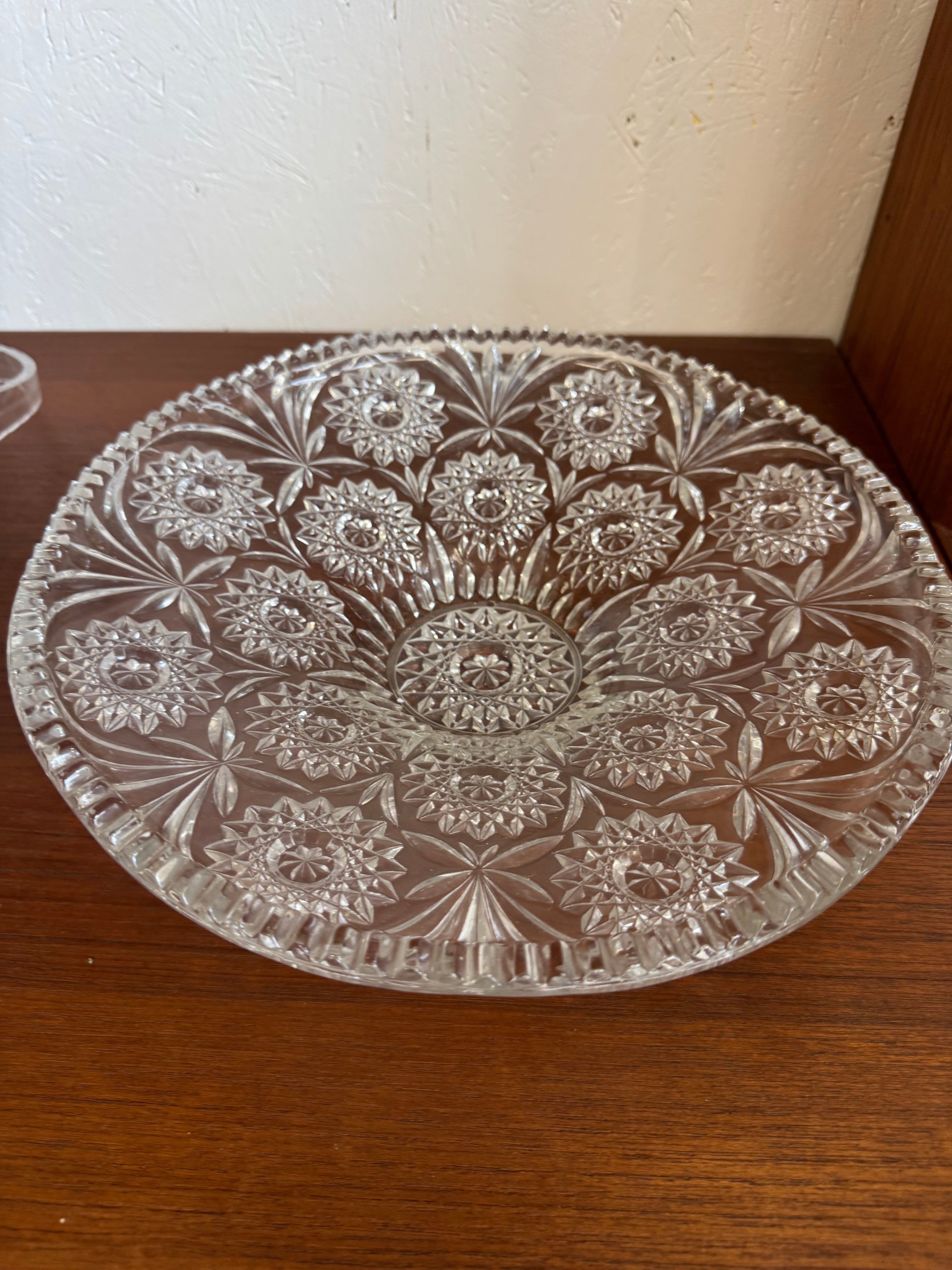 Coupe à fruit en verre