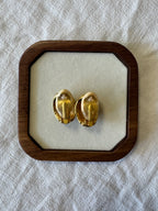 Boucles d'oreilles à clip doré