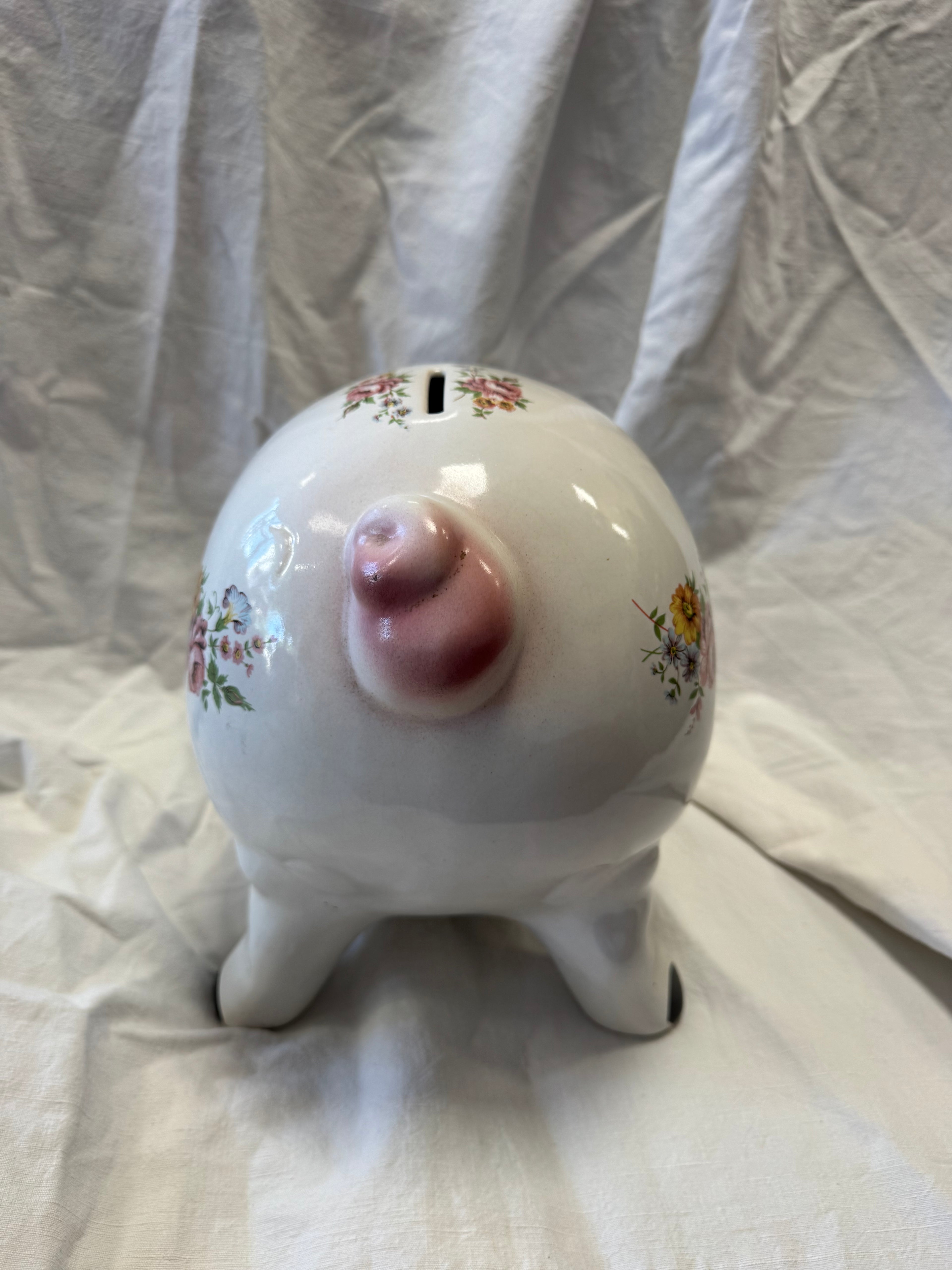 Tirelire cochon en céramique