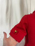 Robe rouge vintage 60s