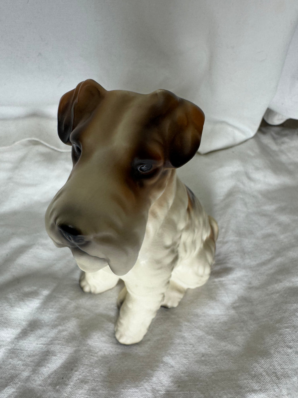Chien en céramique
