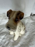 Chien en céramique