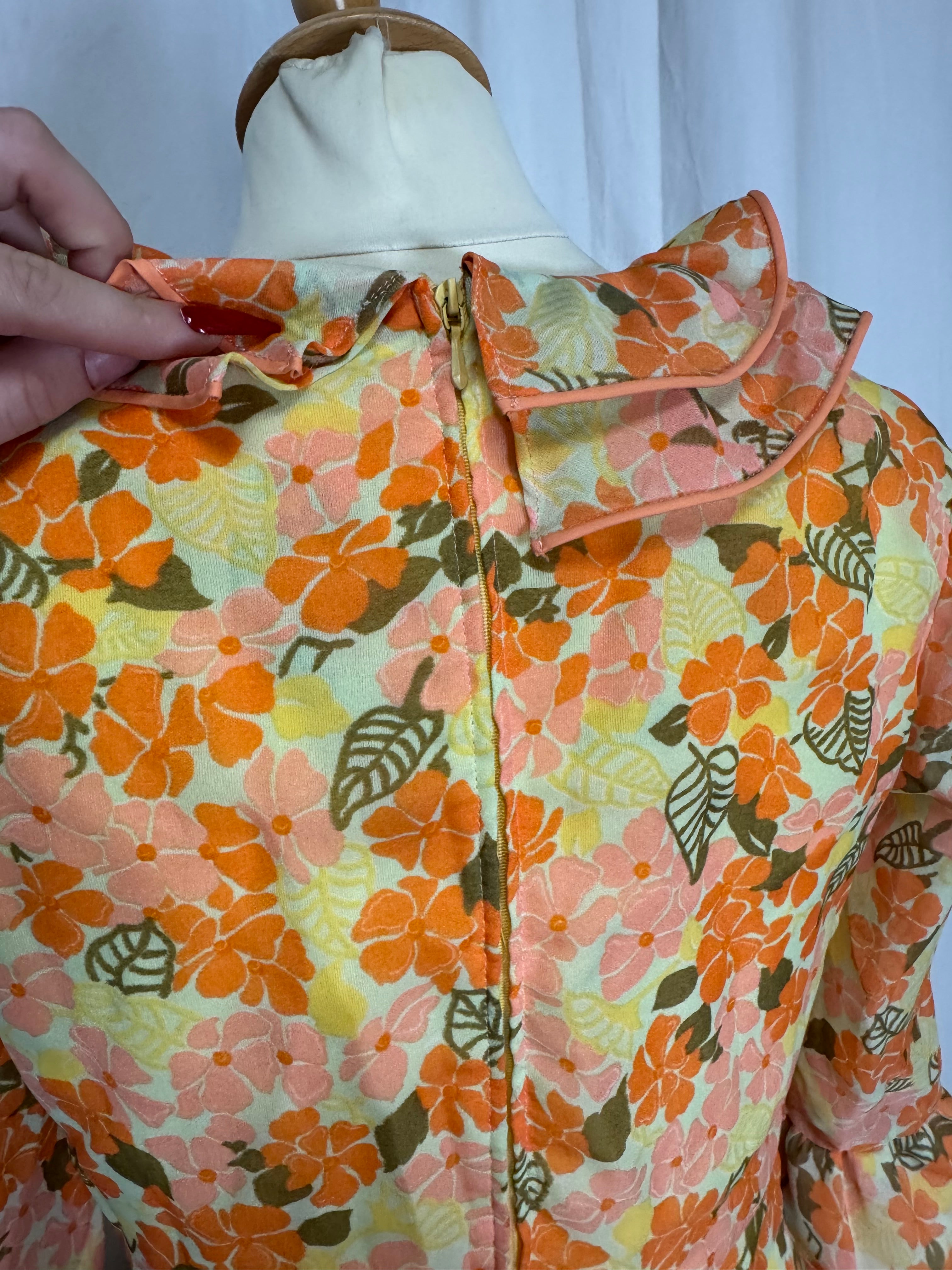 Robe à fleurs 70s