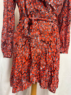 Robe à motifs Maje