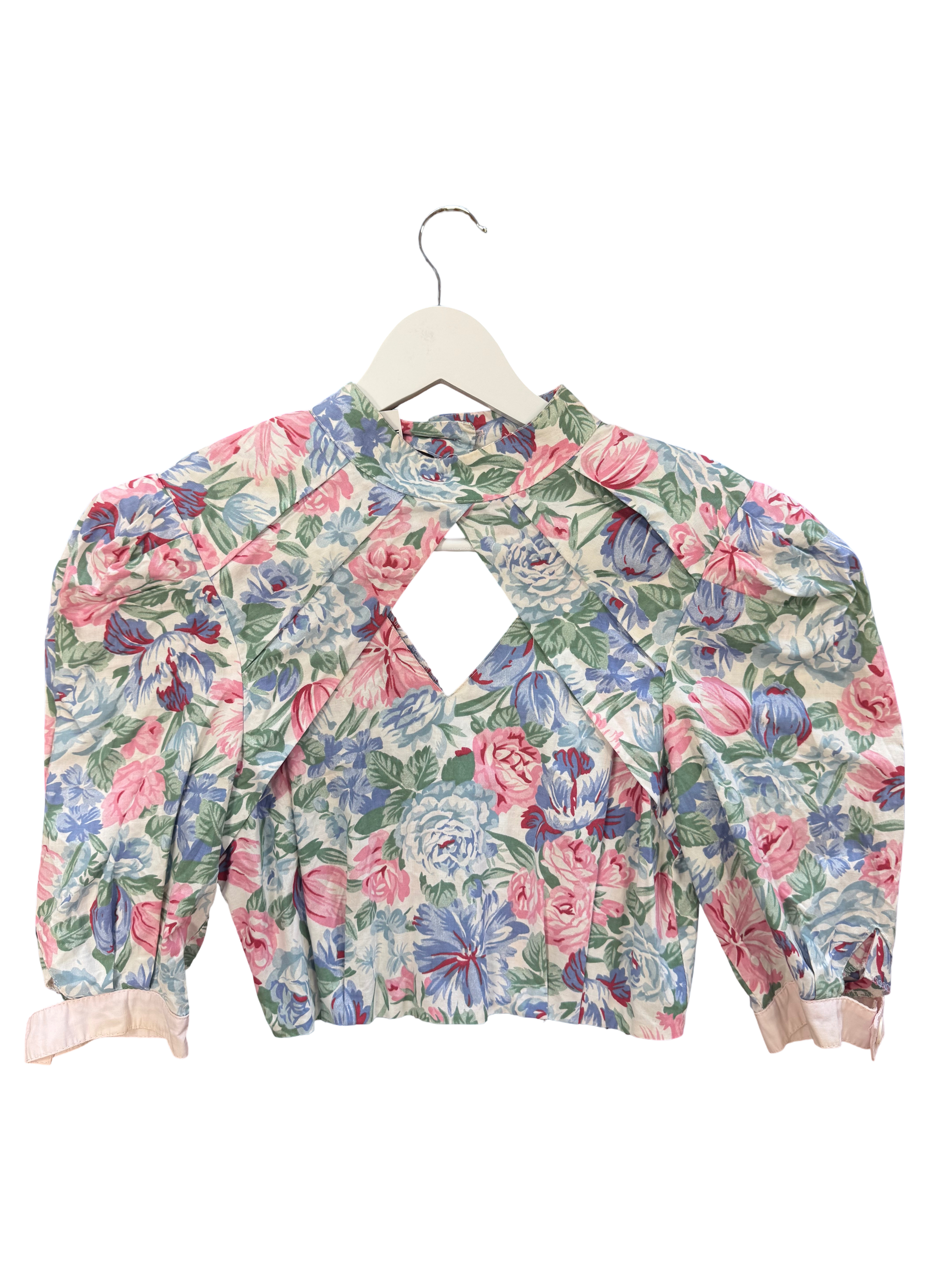 Blouse à fleurs