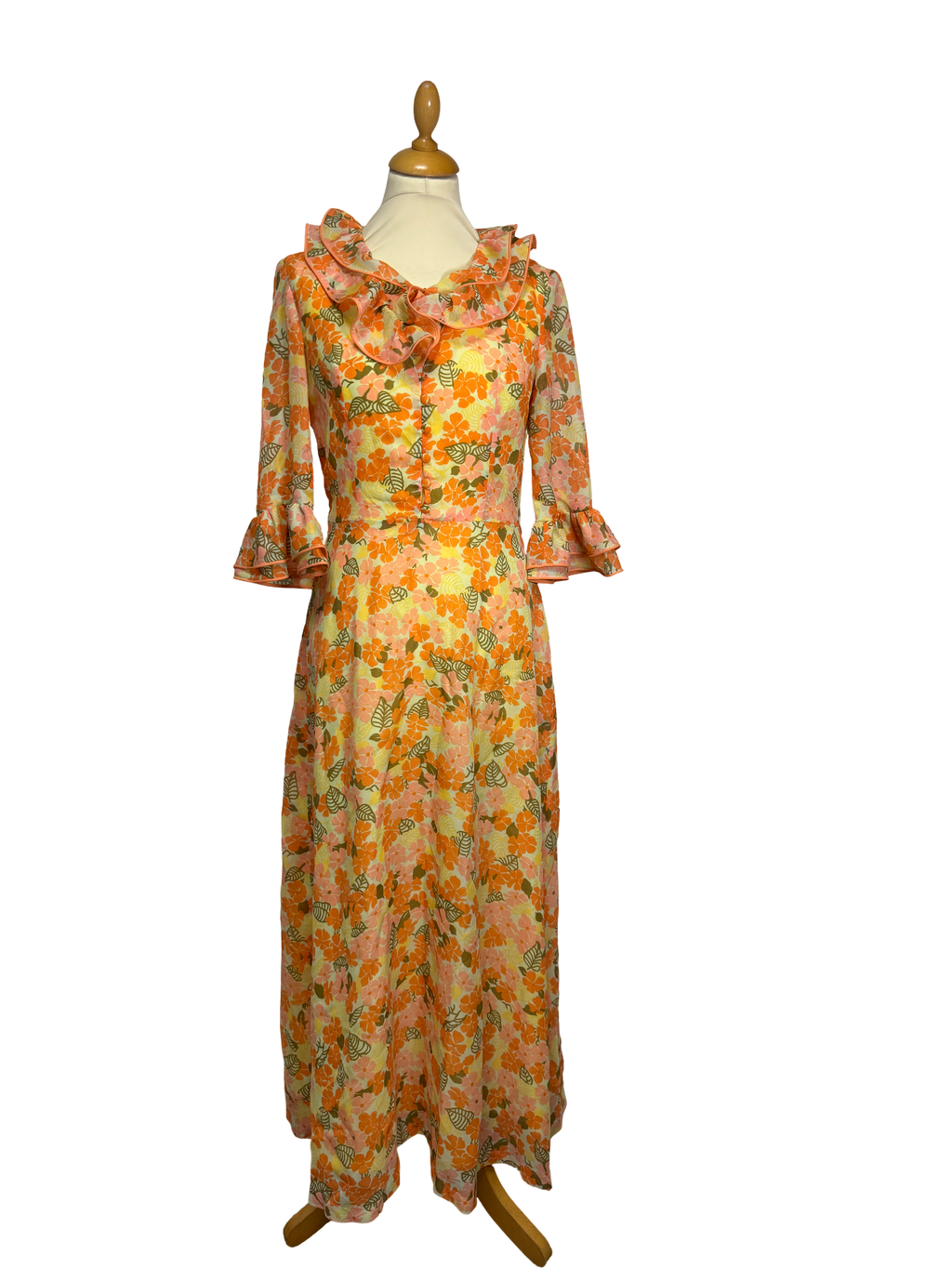 Robe à fleurs 70s
