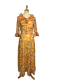 Robe à fleurs 70s
