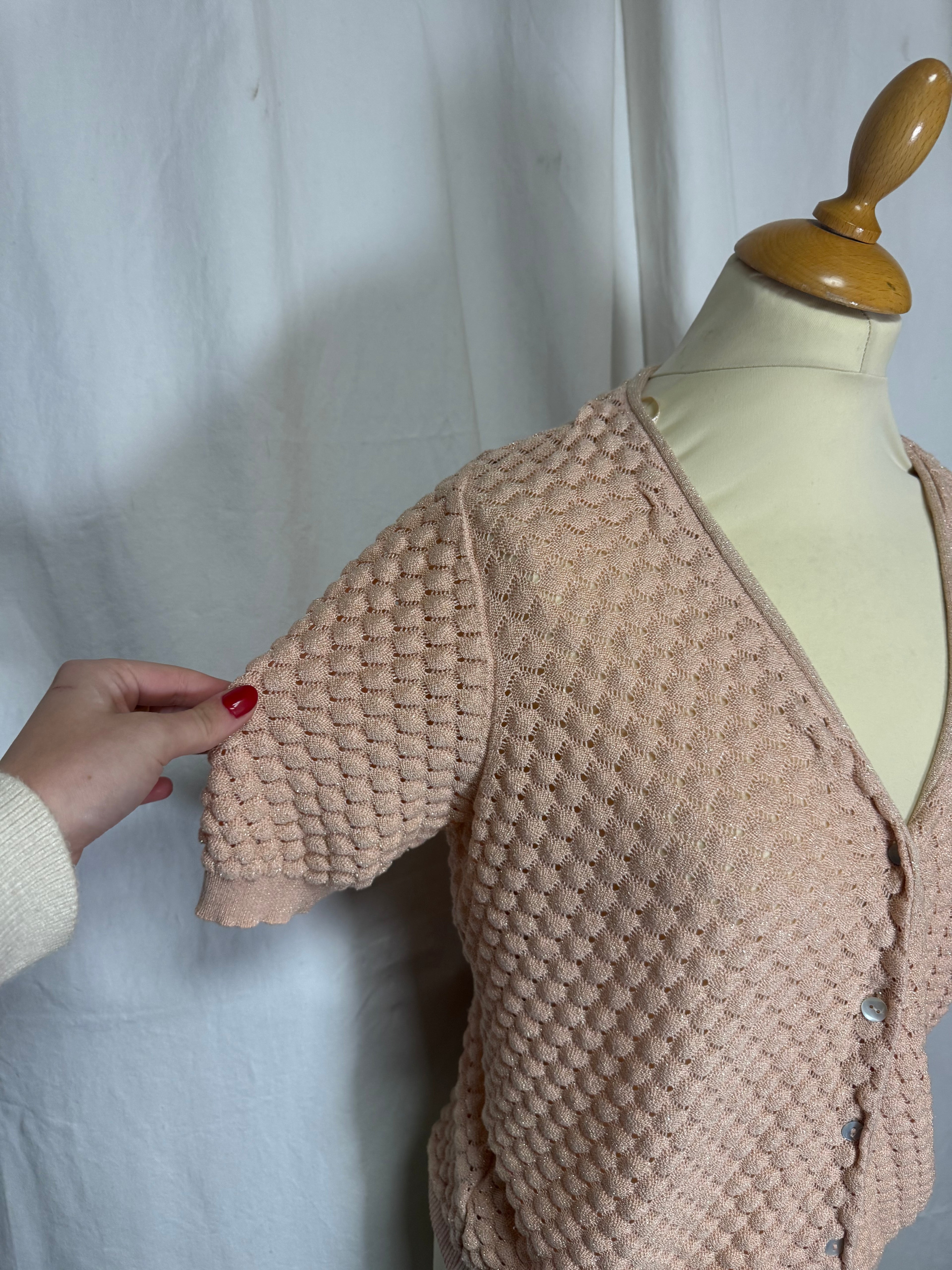 Gilet rose Grain de Malice