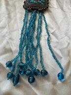 Collier bleu 90s