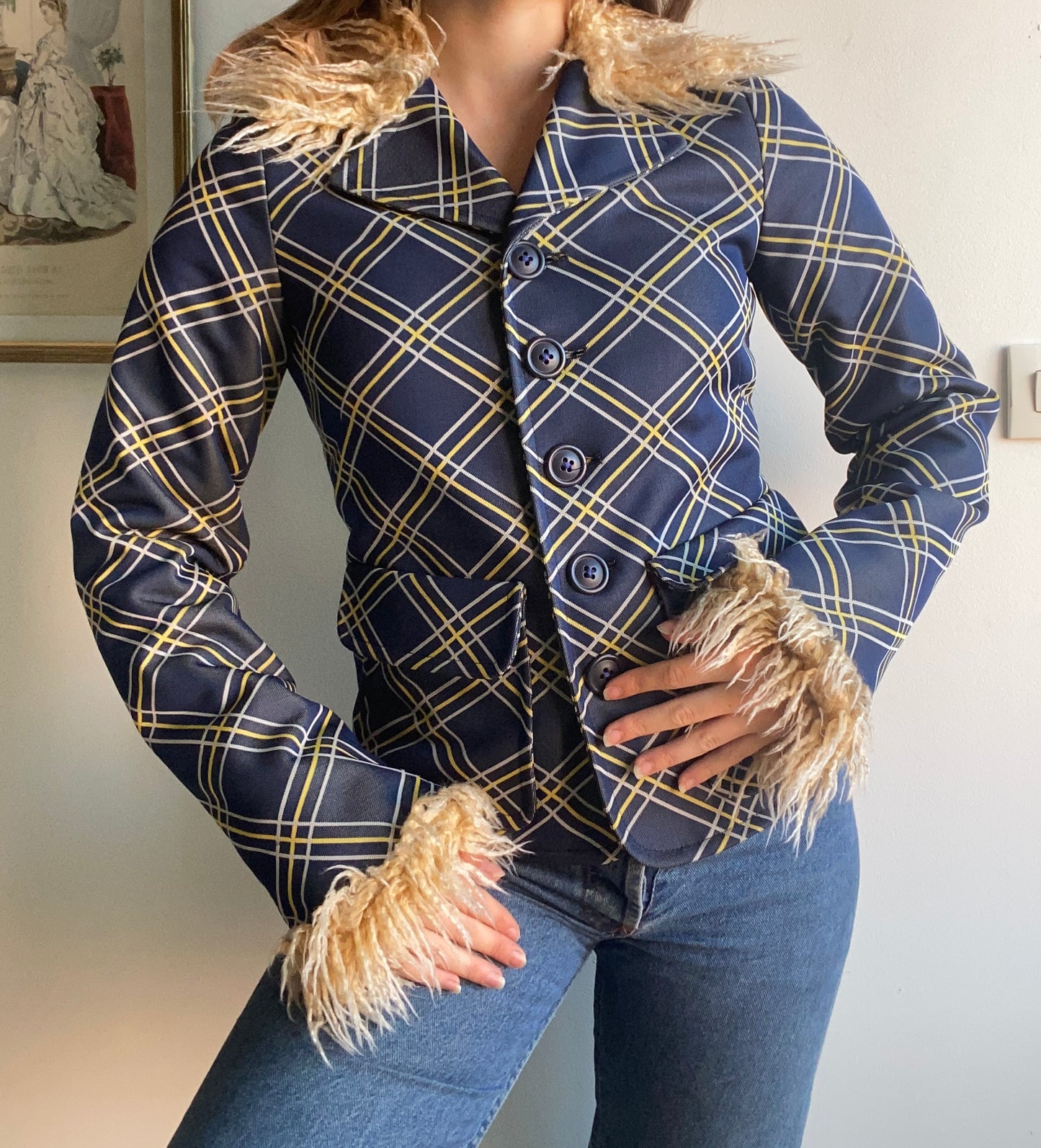 Veste à carreaux Fiorucci