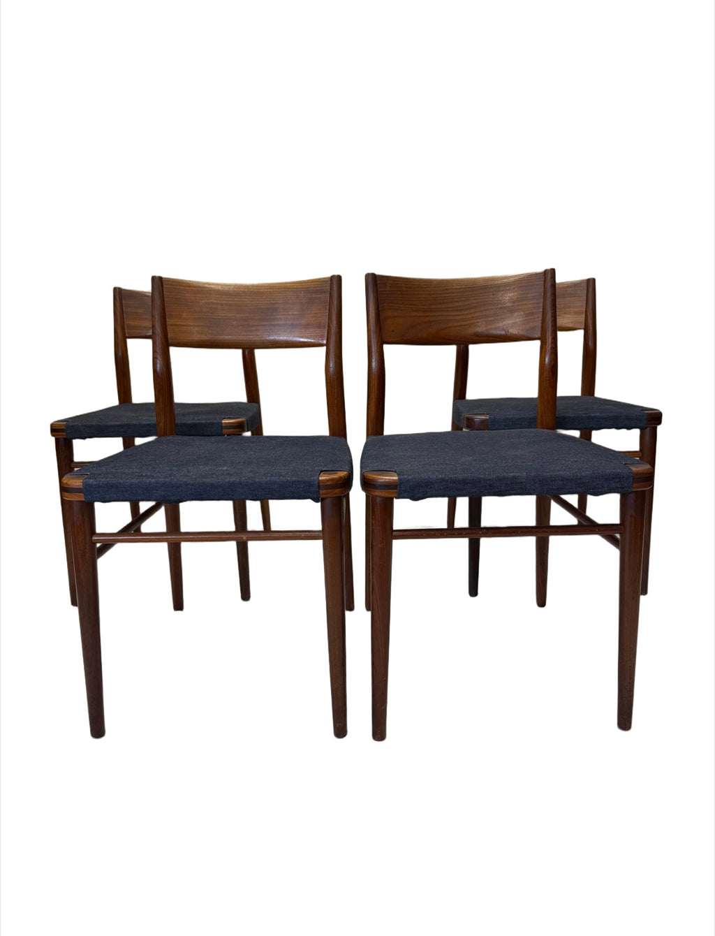 Chaises scandinaves en teck 1970