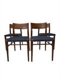 Chaises scandinaves en teck 1970